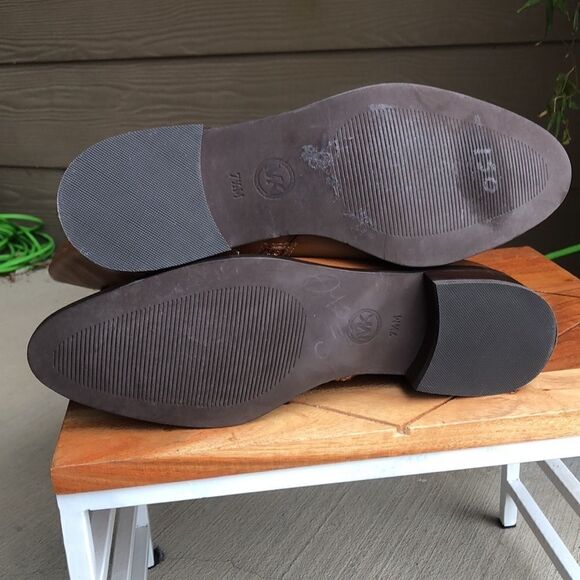 MICHAEL Michael Kors NWOT Cognac Tall Leather Riding boots - Picture 9 of 13